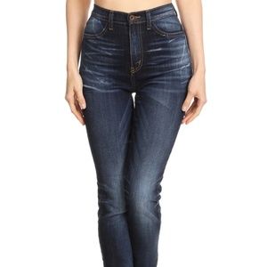 APHRODITE Dark Washed High rise Skinny Jeans